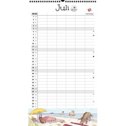 FamilyPlan Skole�rskalender 26/27 Dyr 5 kol.