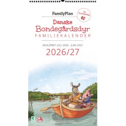 FamilyPlan Skole�rskalender 26/27 Dyr 5 kol.