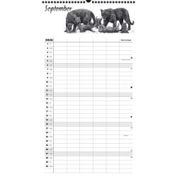 FamilyPlan Skole�rskalender 26/27 Wild 5 kol.
