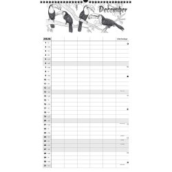 FamilyPlan Skole�rskalender 26/27 Wild 5 kol.