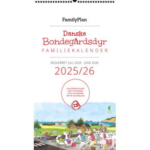 FamilyPlan Skolerskalender Bondegrd 25/26 5 Kolonner
