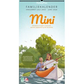 FamilyPlan Skolerskalender mini 25/26 3 Kolonner
