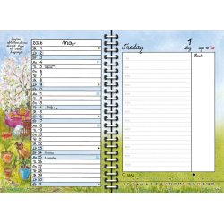 Plakatforlaget Dagkalender Mini 2026 spiral