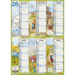 Plakatforlaget Kartonkalender 2026 A3