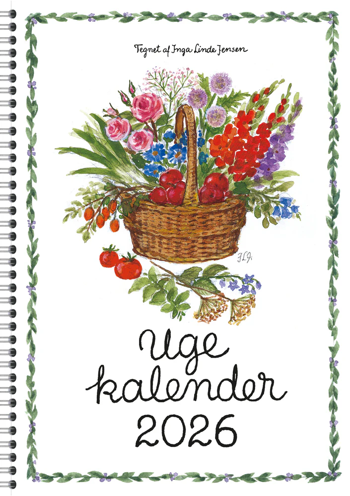 Plakatforlaget Ugekalenderbog 2026 A5 spiral