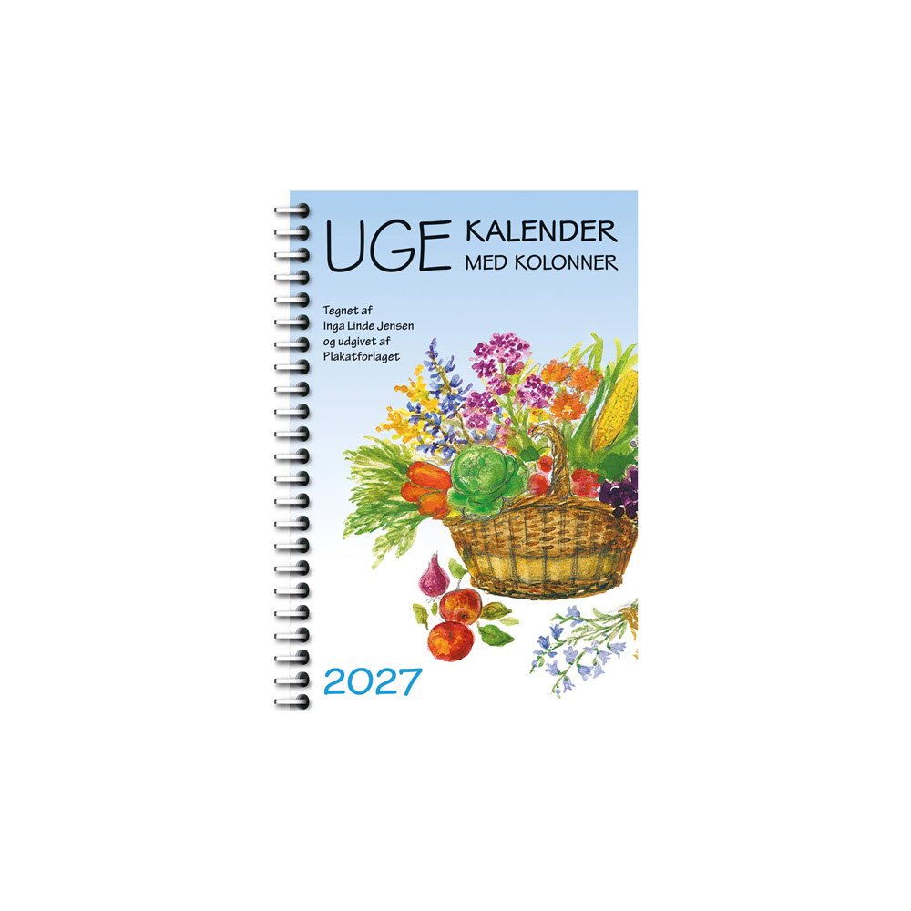 Ugekalender 2027 m. kolonner