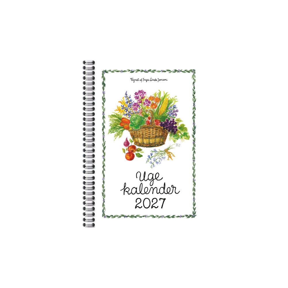 Ugekalender bogen 2027 8x12 cm
