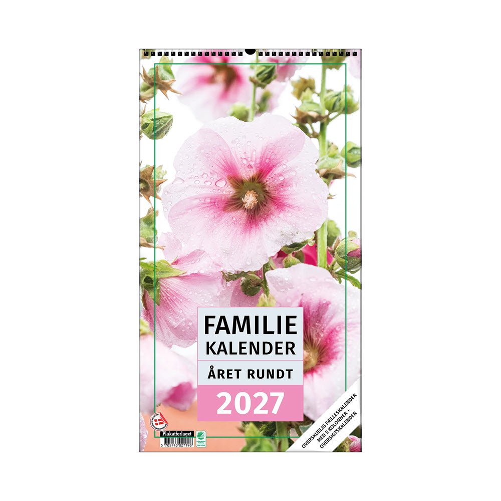 �ret rundt 2027 Foto familie kalender 