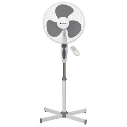 16'' Standing Fan 15CM (40W) with Remote, Grey