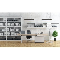 16'' Standing Fan 15CM (40W) with Remote, White