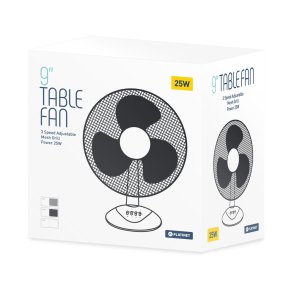 9'' Table Fan 23CM (25W), Grey