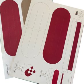 Flethjerte 2 ark i pose 90g 42x29cm