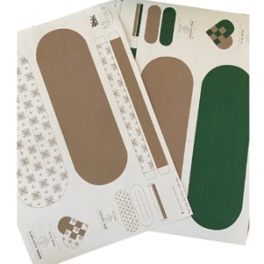 Flethjerte 2 ark i pose 90g 42x29cm