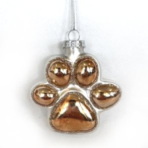 Glaspynt hundepote med snor 8cm