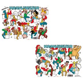 Kravlenisseark Bramming vinterfarver 40X30cm