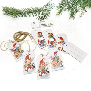 Manilla gavemrker Vilhelm Hansen 6x8cm