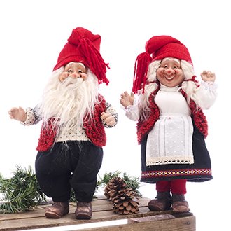 Nisse dame/mand stof