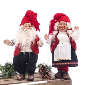 Nisse dame/mand stof
