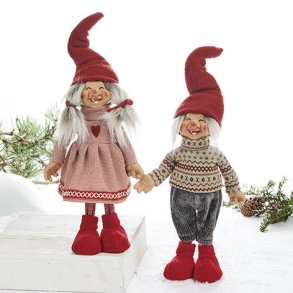 Nisse pige/dreng stof