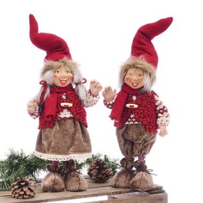 Nisse pige/dreng stof