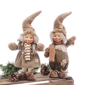 Nisse pige/dreng stof