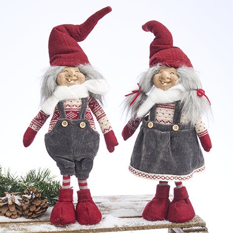 Nisse pige/dreng stof