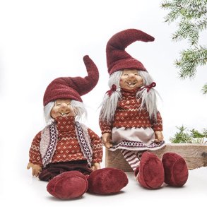 Nisse pige eller dreng stof 33cm