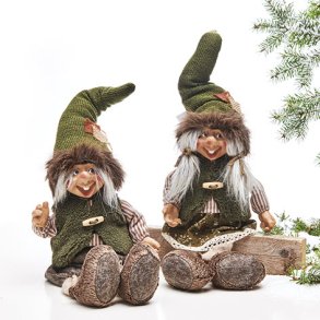 Nisse pige eller dreng stof 50cm