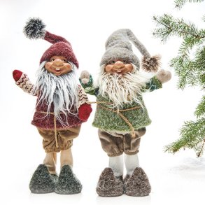 Nisse stof mand eller kone 52cm