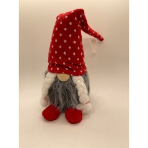 Nissegnom stof med k stltrd i hue 35cm