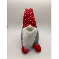 Nissegnom stof med k stltrd i hue 35cm