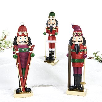 Nddeknkker med ski polyester 23cm