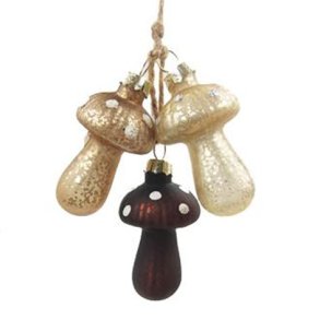 Paddehatte glas med snor 6cm