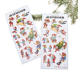 Papir stickers Vilhelm Hansen 13x28cm