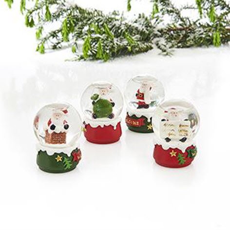 Snevejr med polyester figur. :45mm 6cm