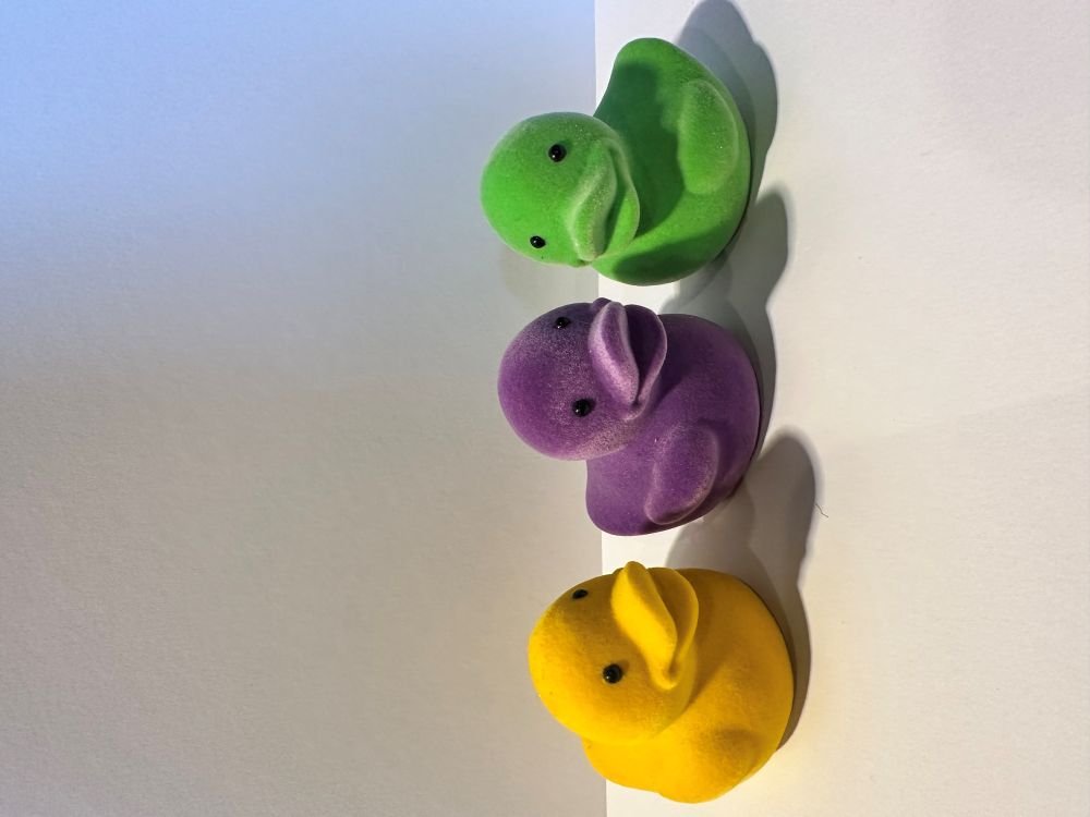 �lling i poly Velour 6 cm 1 stk 3 farver