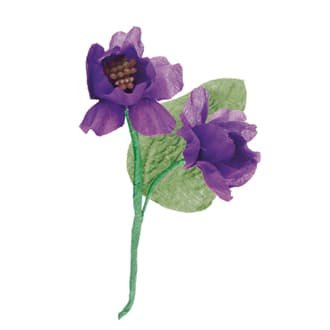 Blomst Viol kunstig 15 cm 1 stk.  lilla 