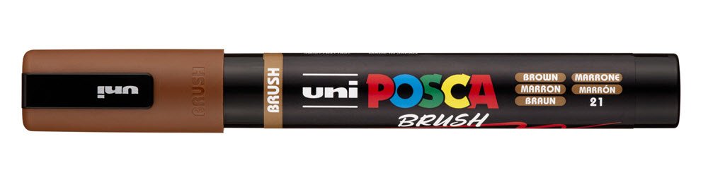 Posca PC-5BR brush Brun