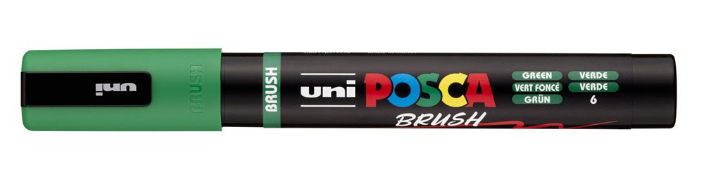 Posca PC-5BR brush Grn