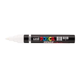 Posca PC-5BR brush Hvid