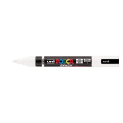 Posca PC-5BR brush Hvid