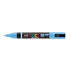 Posca PC-5BR brush Lysebl