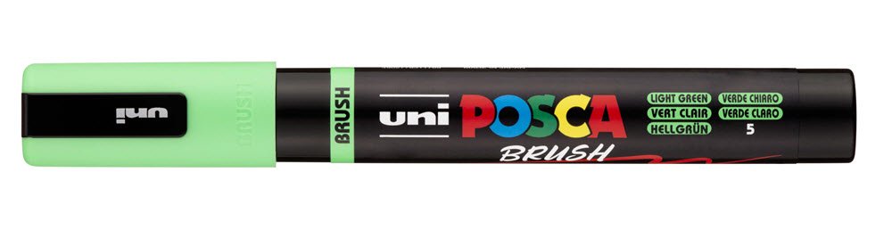 Posca PC-5BR brush Lysegrn