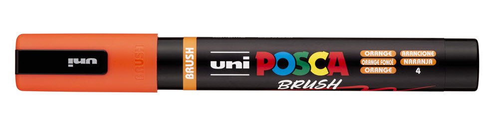 Posca PC-5BR brush Orange
