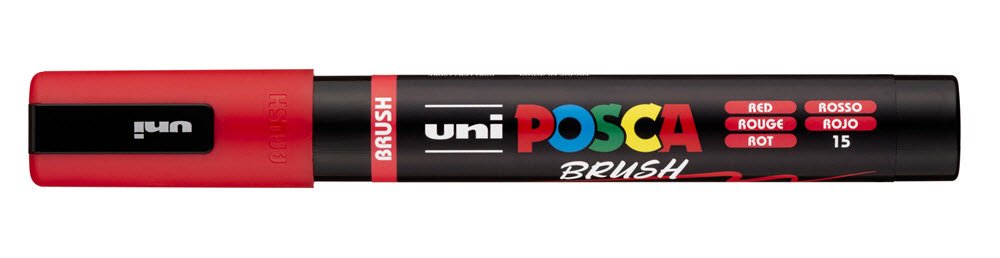 Posca PC-5BR brush Rd