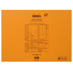 Rhodia A3 kvadreret blok 80 gr. 80 sider. 