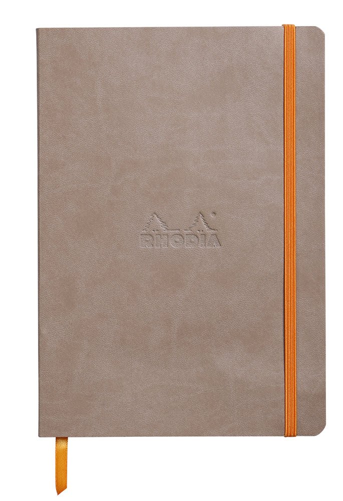 Rhodia Dot A5 Softcover 160 s. 90 g Mrk Beige