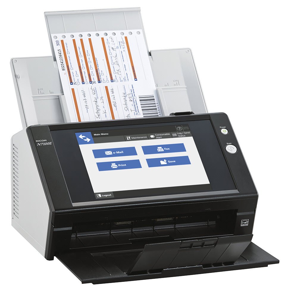 RICOH Network Scanner N7100E 25ppm,ADF50,600dpi,A4