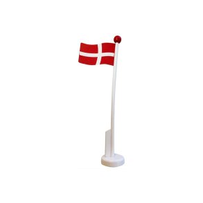 Bordflag i tr� H. 21cm
