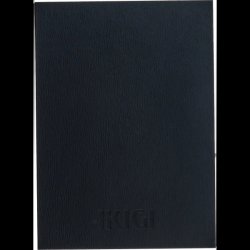 IKIGI Notesbog A5 Lin L�dder Sort